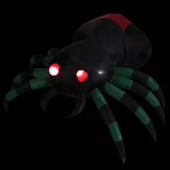 Halloween>Kirklands Home LED Halloween Spider Outdoor Inflatable