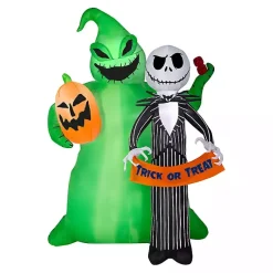 Halloween>Kirklands Home LED Nightmare Before Christmas Inflatable, 6.5 ft.