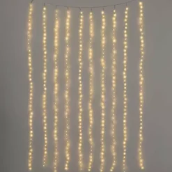 Christmas Decorations>Kirklands Home LED Warm White Christmas Curtain String Lights
