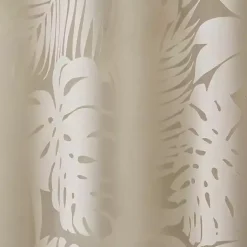 Kirklands Home Leilani Palm Leaf Curtain Panel, 95 in. Tan Clearance