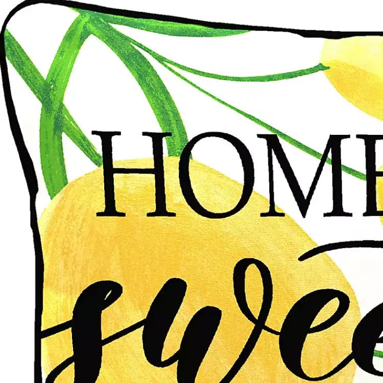 Kirklands Home Lemon Home Sweet Home Outdoor Lumbar Pillow Sale