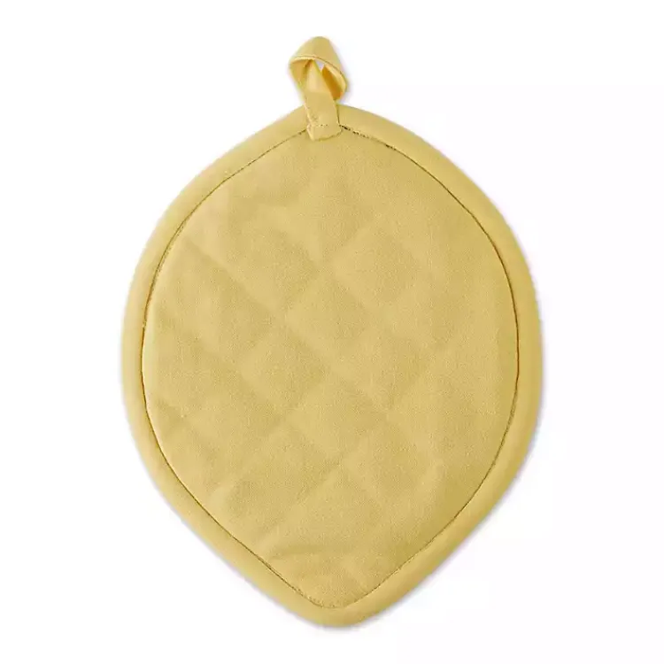 Kirklands Home Lemon Plaid 2-pc. Potholder and Kitchen Towel Set Online