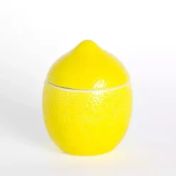 Candles>Kirklands Home Lemon Squeeze Shaped Jar Candle Yellow