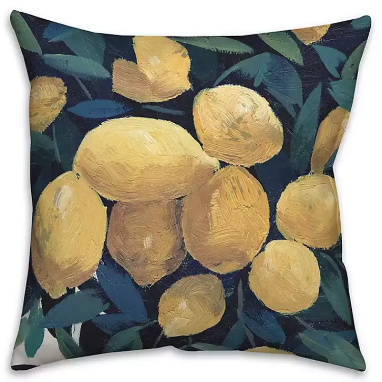 Kirklands Home Lemon Tree Outdoor Throw Pillow Discount