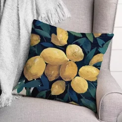 Kirklands Home Lemon Tree Outdoor Throw Pillow Discount