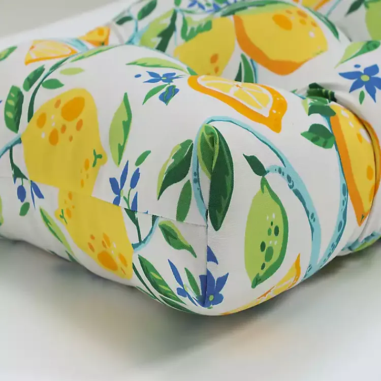 Kirklands Home Lemon Tree Tufted Outdoor Settee Cushion, 44 in. Best