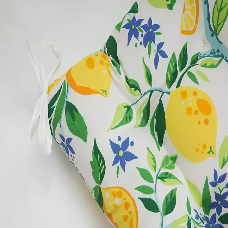 Kirklands Home Lemon Tree Tufted Outdoor Seat Cushions, Set of 2 Outlet