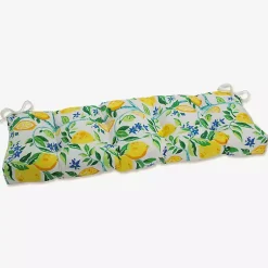 Kirklands Home Lemon Tree Tufted Outdoor Settee Cushion, 48 in. New