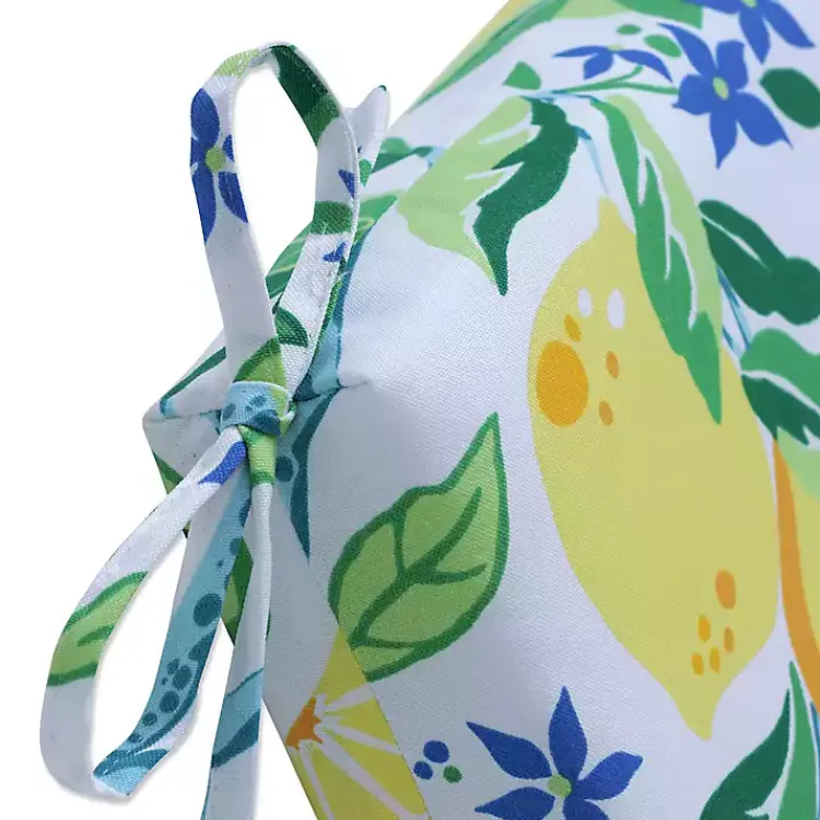 Kirklands Home Lemon Vines Chaise Cushion Hot