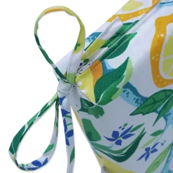 Kirklands Home Lemon Vines Outdoor Bench Cushion Clearance