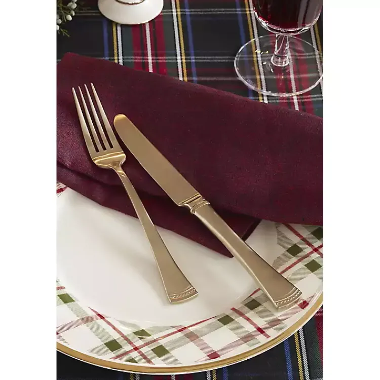 Christmas Dining & Entertaining>Kirklands Home Lenox Holiday Plaid 12-pc. Dinnerware Set