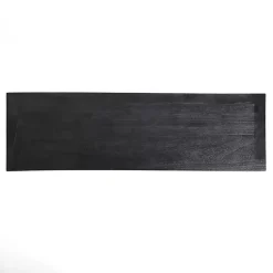 Kirklands Home Leo Wood Console Table Black