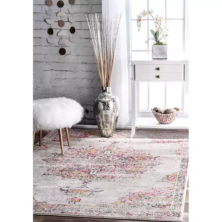 Kirklands Home Leola Vintage Medallion Area Rug, 5x8 Multi Best