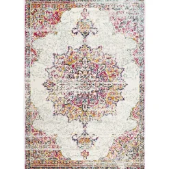 Kirklands Home Leola Vintage Medallion Area Rug, 5x8 Multi Best