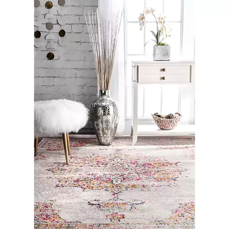 Kirklands Home Leola Vintage Medallion Area Rug, 5x8 Multi Best