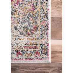 Kirklands Home Leola Vintage Medallion Area Rug, 5x8 Multi Best