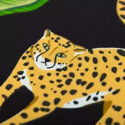 Kirklands Home Leopard & Palm Tree Outdoor Pillow, 22 in. Clearance