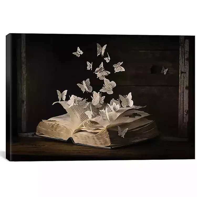 Kirklands Home Lepidopterology Canvas Art Print Clearance