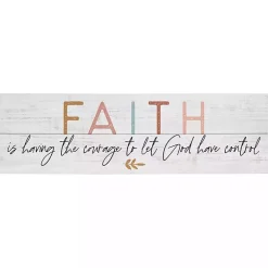 Kirklands Home Let God Have Control Wall Plaque Sale