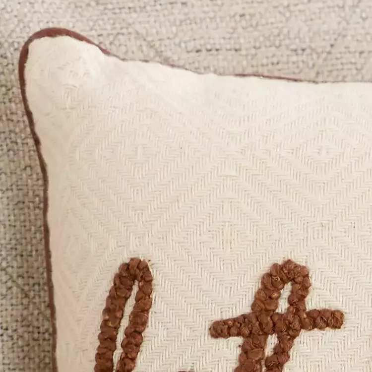 Pillows>Kirklands Home Let it Snow Diamond Woven Pillow