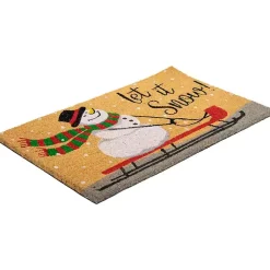 Kirklands Home Let It Snow Festive Christmas Doormat