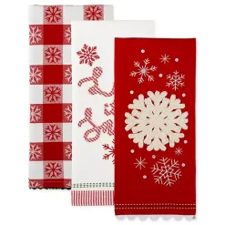 Christmas Dining & Entertaining>Kirklands Home Let it Snow Kitchen Towels, Set of 3