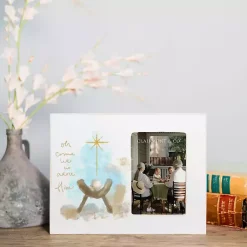 Christmas Decorations>Kirklands Home Let Us Adore Him Christmas Picture Frame, 4x6