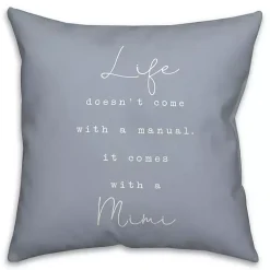 Pillows>Kirklands Home Life Comes with a Mimi Blue Pillow