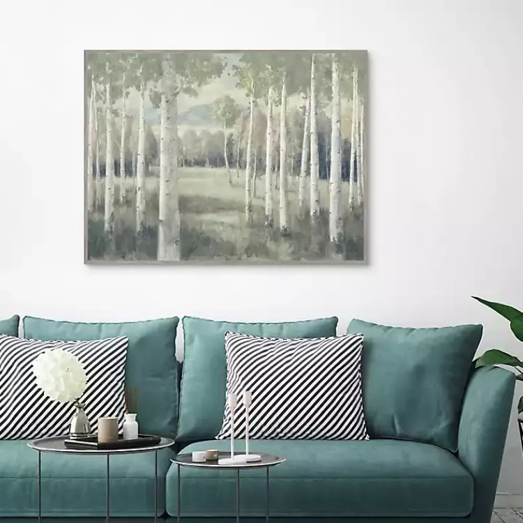 Kirklands Home Light Aspens Forest Framed Wall Art Online