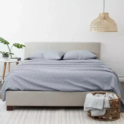 Kirklands Home Light Chambray 4-pc. King Bed Sheet Set Blue Clearance