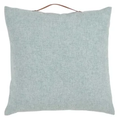Pillows>Kirklands Home Light Chenille Handle Pillow Blue
