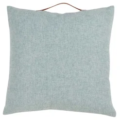 Pillows>Kirklands Home Light Chenille Handle Pillow Blue