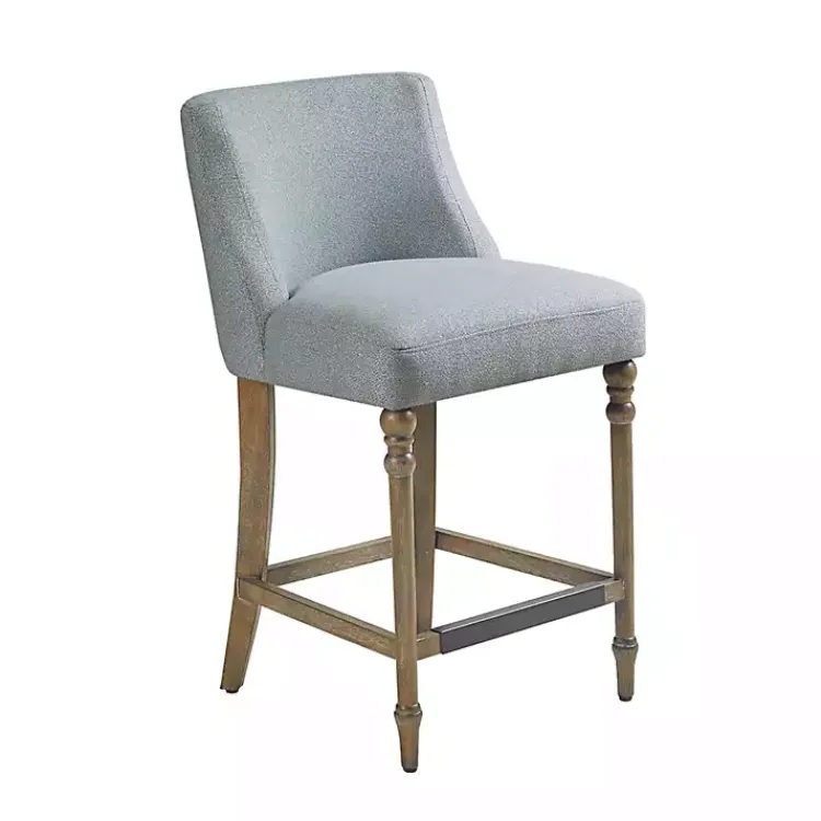 Kirklands Home Light Martha Stewart Delaney Counter Stool Blue Online
