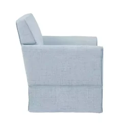 Kirklands Home Light Slipcover Armchair Blue Outlet