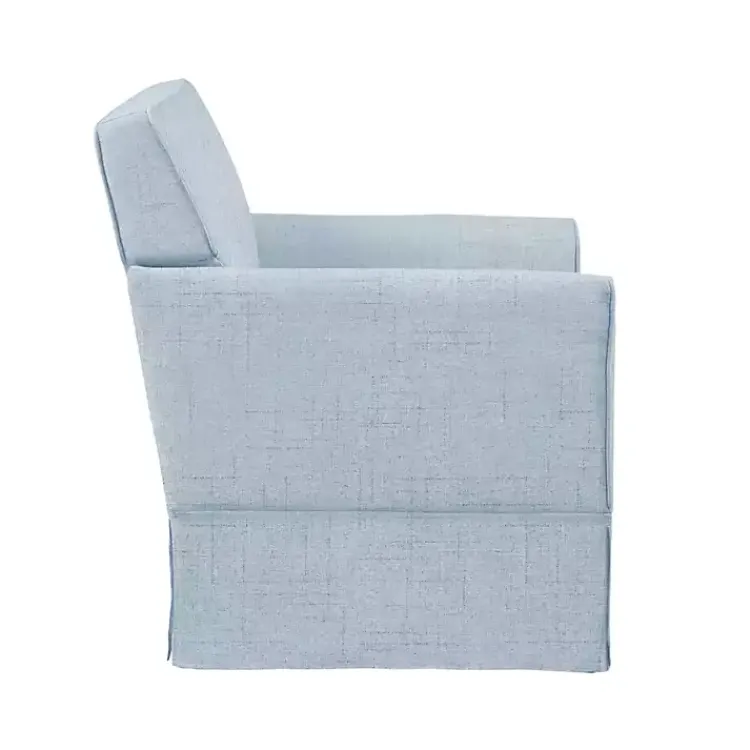 Kirklands Home Light Slipcover Armchair Blue Outlet