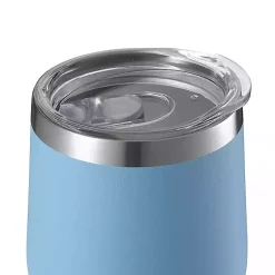 Kirklands Home Light Stainless Steel Wine Tumbler Blue Clearance