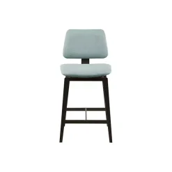 Kirklands Home Light Swivel Counter Stool Blue New