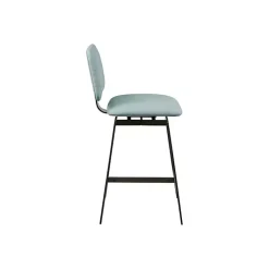 Kirklands Home Light Swivel Counter Stool Blue New