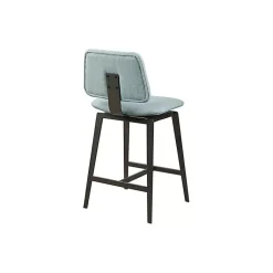 Kirklands Home Light Swivel Counter Stool Blue New