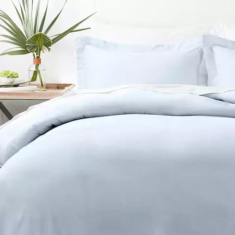 Kirklands Home Light Ultra Soft 3-pc. Queen Duvet Cover Set Blue Clearance