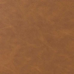Kirklands Home Light Faux Leather Ambon Accent Chair Brown Sale