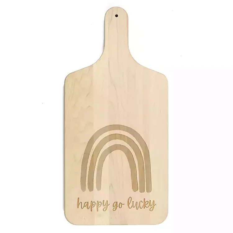 Kirklands Home Light Brown Happy Go Lucky Cutting Board Sale