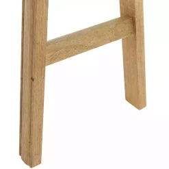 Kirklands Home Light Mango Wood Rustic Tall Bench Brown Best