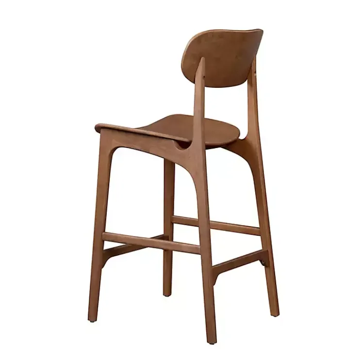 Kirklands Home Light Mid-Century Modern Bar Stool Brown Sale