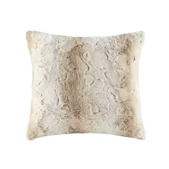 Pillows>Kirklands Home Light Textured Faux Fur Pillow Brown