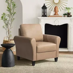 Kirklands Home Light Walter Accent Chair Brown Sale
