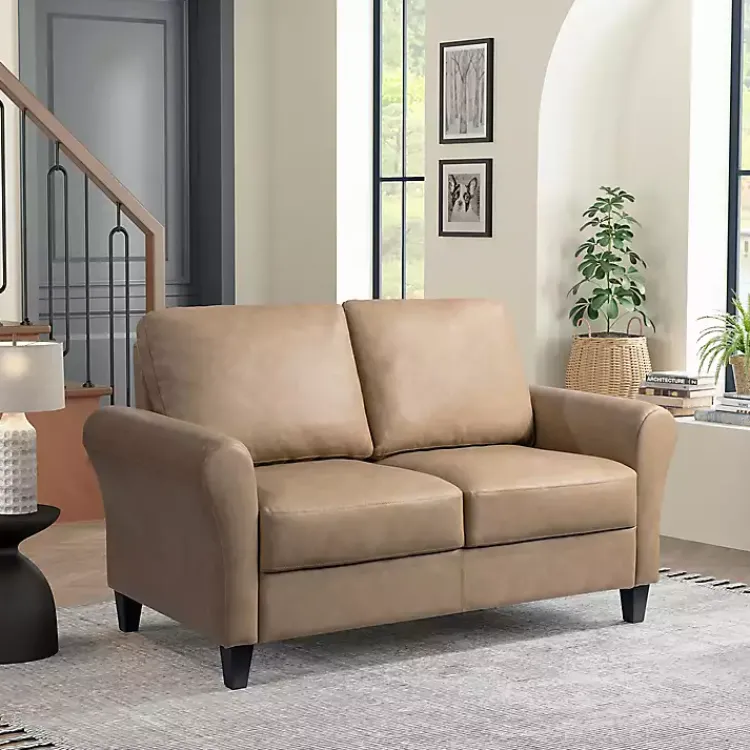 Kirklands Home Light Walter Loveseat Brown Online