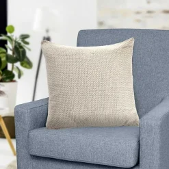 Pillows>Kirklands Home Light Cream Solid Accent Pillow Tan