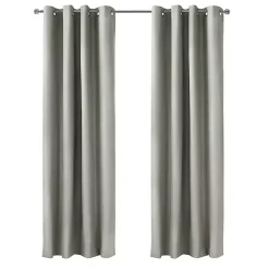 Kirklands Home Light Alpine Blackout Curtain Panel, 95 in. Gray Clearance
