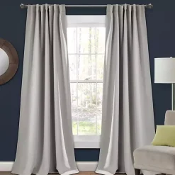 Kirklands Home Light Blackout Curtain Panel Set, 84 in. Gray Online